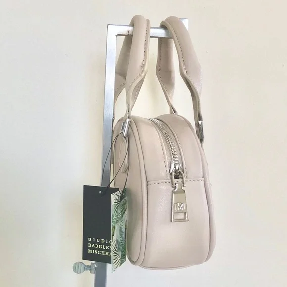 Badgley Mischka Quilted Crossbody Mini Bag with Silver-Tone Studs - Picture 4 of 16